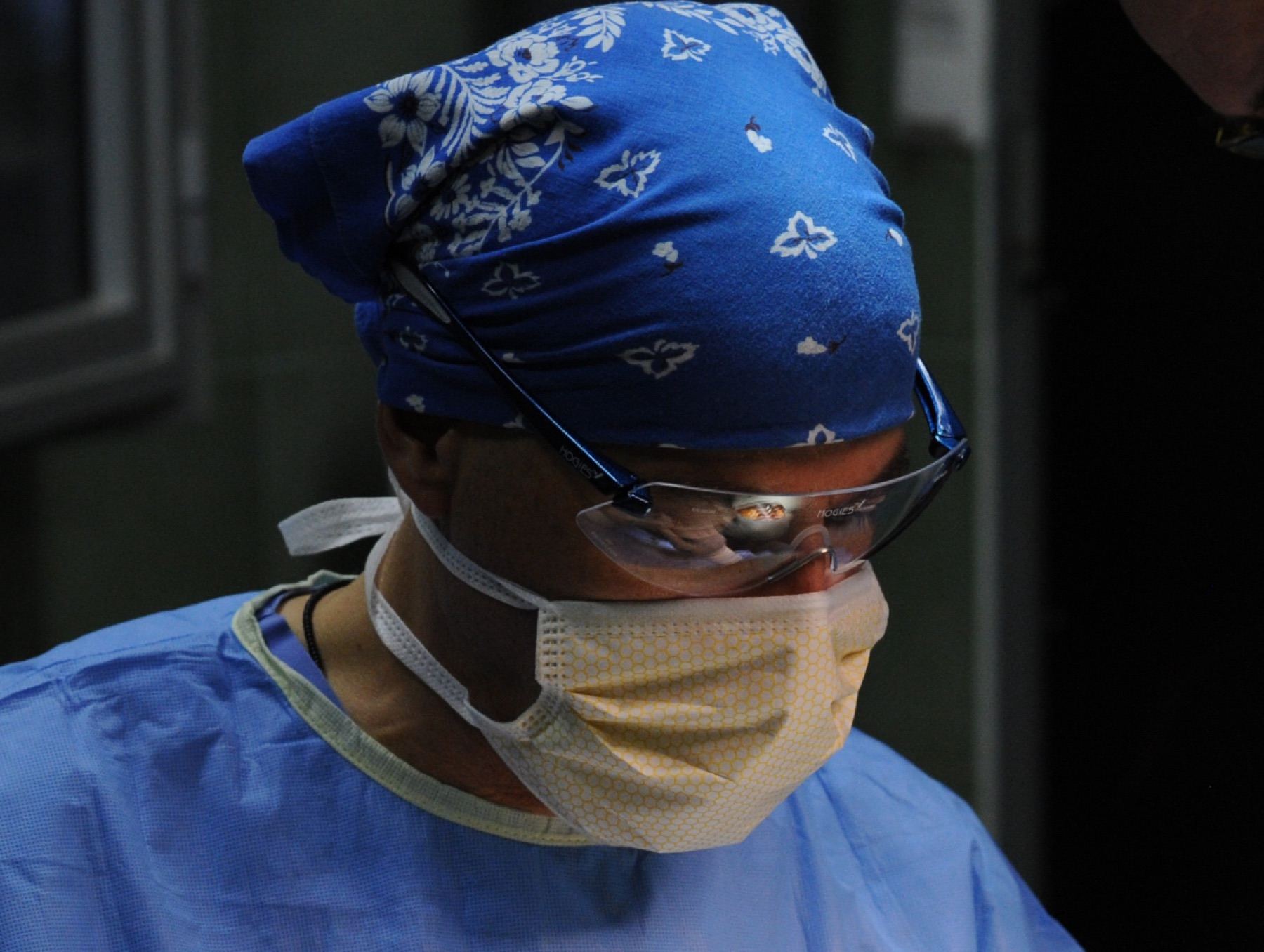 Dr Patrick Knipper in the operating room